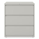Alera Lateral File, 3 Legal/Letter/A4/A5-Size File Drawers, Light Gray, 36" x 18.63" x 40.25"
