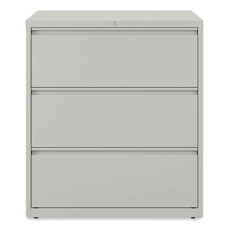 Alera Lateral File, 3 Legal/Letter/A4/A5-Size File Drawers, Light Gray, 36" x 18.63" x 40.25"