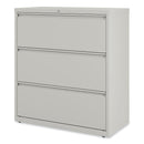 Alera Lateral File, 3 Legal/Letter/A4/A5-Size File Drawers, Light Gray, 36" x 18.63" x 40.25"
