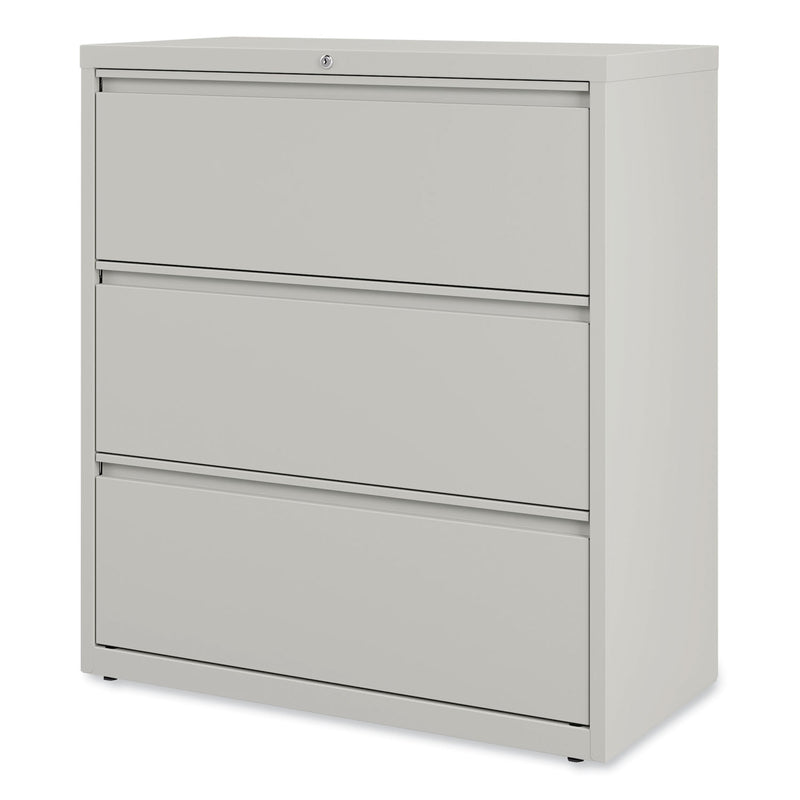 Alera Lateral File, 3 Legal/Letter/A4/A5-Size File Drawers, Light Gray, 36" x 18.63" x 40.25"