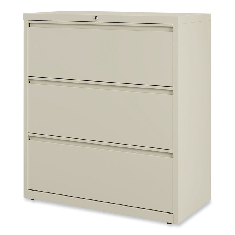 Alera Lateral File, 3 Legal/Letter/A4/A5-Size File Drawers, Putty, 36" x 18.63" x 40.25"
