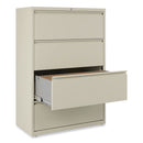Alera Lateral File, 4 Legal/Letter-Size File Drawers, Putty, 36" x 18.63" x 52.5"