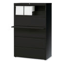 Alera Lateral File, 5 Legal/Letter/A4/A5-Size File Drawers, Black, 36" x 18.63" x 67.63"