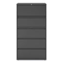 Alera Lateral File, 5 Legal/Letter/A4/A5-Size File Drawers, Charcoal, 36" x 18.63" x 67.63"