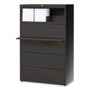 Alera Lateral File, 5 Legal/Letter/A4/A5-Size File Drawers, Charcoal, 36" x 18.63" x 67.63"
