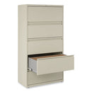 Alera Lateral File, 5 Legal/Letter/A4/A5-Size File Drawers, Putty, 36" x 18.63" x 67.63"