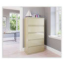 Alera Lateral File, 5 Legal/Letter/A4/A5-Size File Drawers, Putty, 36" x 18.63" x 67.63"