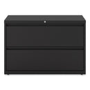 Alera Lateral File, 2 Legal/Letter-Size File Drawers, Black, 42" x 18.63" x 28"