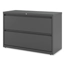 Alera Lateral File, 2 Legal/Letter-Size File Drawers, Charcoal, 42" x 18.63" x 28"