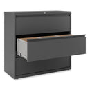 Alera Lateral File, 3 Legal/Letter/A4/A5-Size File Drawers, Charcoal, 42" x 18.63" x 40.25"