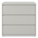 Alera Lateral File, 3 Legal/Letter/A4/A5-Size File Drawers, Light Gray, 42" x 18.63" x 40.25"