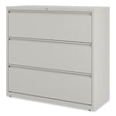 Alera Lateral File, 3 Legal/Letter/A4/A5-Size File Drawers, Light Gray, 42" x 18.63" x 40.25"