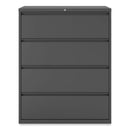 Alera Lateral File, 4 Legal/Letter/A4/A5-Size File Drawers, Charcoal, 42" x 18.63" x 52.5"