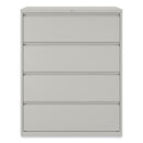 Alera Lateral File, 4 Legal/Letter-Size File Drawers, Light Gray, 42" x 18.63" x 52.5"