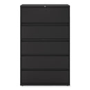 Alera Lateral File, 5 Legal/Letter/A4/A5-Size File Drawers, Black, 42" x 18.63" x 67.63"