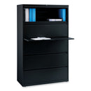 Alera Lateral File, 5 Legal/Letter/A4/A5-Size File Drawers, Black, 42" x 18.63" x 67.63"