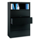 Alera Lateral File, 5 Legal/Letter/A4/A5-Size File Drawers, Black, 42" x 18.63" x 67.63"