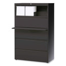 Alera Lateral File, 5 Legal/Letter/A4/A5-Size File Drawers, Charcoal, 42" x 18.63" x 67.63"