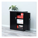 Alera Assembled 42" High Heavy-Duty Welded Storage Cabinet, Two Adjustable Shelves, 36w x 18d, Black