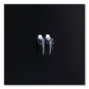 Alera Assembled 42" High Heavy-Duty Welded Storage Cabinet, Two Adjustable Shelves, 36w x 18d, Black