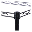 Alera Compact File Cart for Side-to-Side Filing, Metal, 1 Shelf, 1 Bin, 15.25" x 12.38" x 21", Black