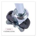 Alera Three-Shelf Wire Cart with Liners, Metal, 3 Shelves, 600 lb Capacity, 34.5" x 18" x 40", Silver