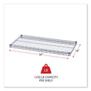 Alera Industrial Wire Shelving Extra Wire Shelves, 36w x 18d, Silver, 2 Shelves/Carton