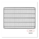 Alera Industrial Wire Shelving Extra Wire Shelves, 36w x 24d, Black, 2 Shelves/Carton