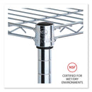 Alera Industrial Wire Shelving Extra Wire Shelves, 36w x 24d, Silver, 2 Shelves/Carton