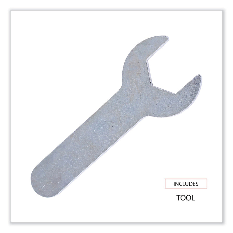 Alera Optional Casters for Wire Shelving, Grip Ring Stem, 3" Wheel, Black, 4/Set (2 Locking)