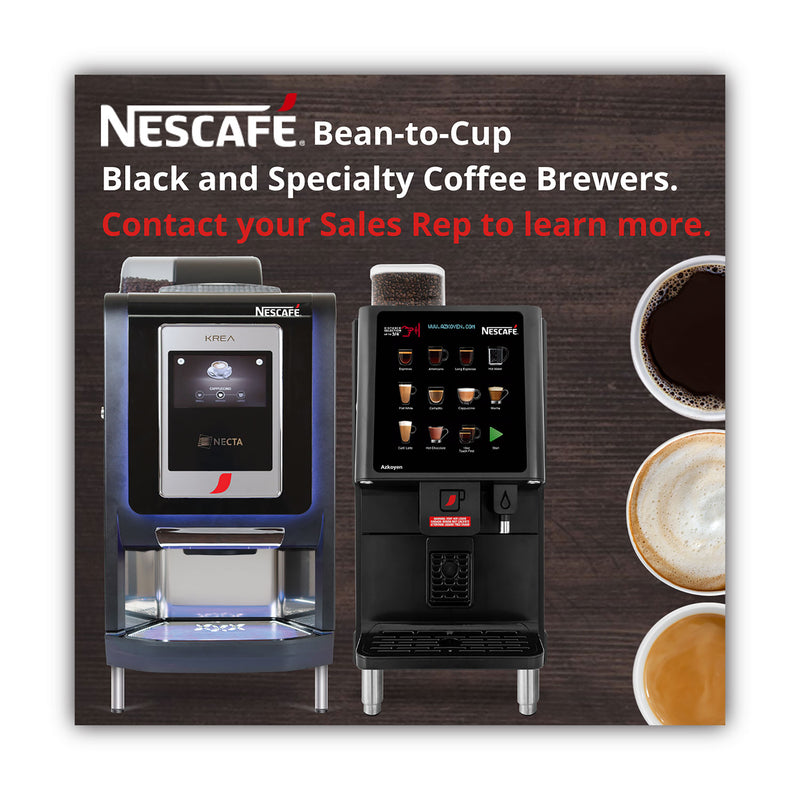 Nescafé Ristretto Decaffeinated Blend Coffee, 8.8 oz Bag, 4/Carton