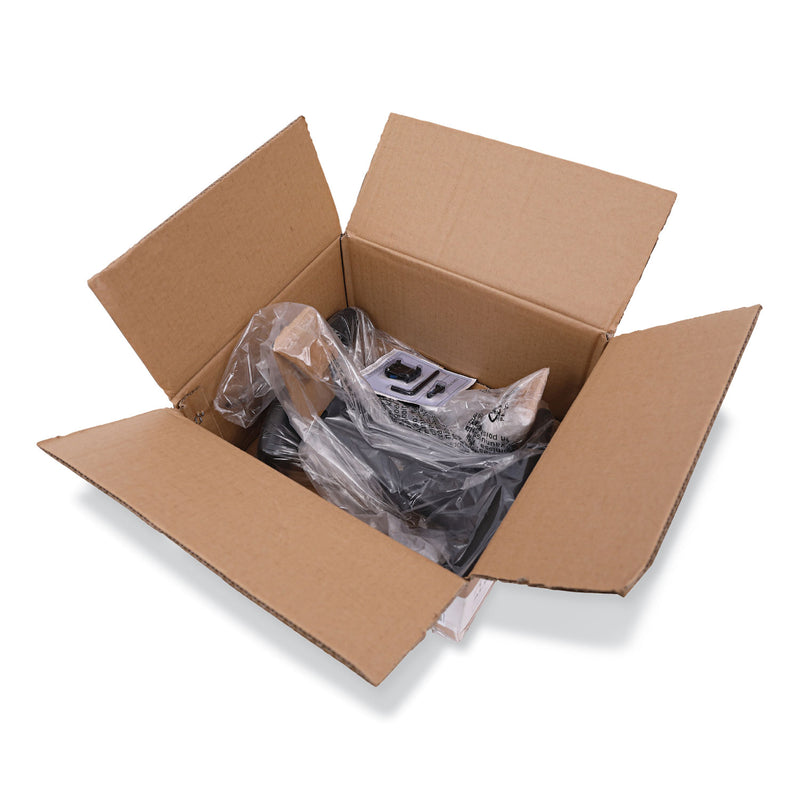 Alera Optional Height-Adjustable T-Arms for Alera Essentia and Interval Series Chairs, Black, 2/Set