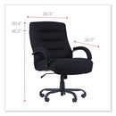 Alera Kesson Series Big/Tall Office Chair, Supports Up to 450 lb, 21.5" to 25.4" Seat Height, Black