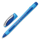 Schneider Slider Memo XB Ballpoint Pen, Stick, Extra-Bold 1.4 mm, Blue Ink, Blue/Light Blue Barrel, 10/Box