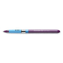 Schneider Slider Basic Ballpoint Pen, Stick, Extra-Bold 1.4 mm, Violet Ink, Violet Barrel, 10/Box