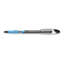 Schneider Slider Basic Ballpoint Pen, Stick, Medium 0.8 mm, Black Ink, Black Barrel, 10/Box