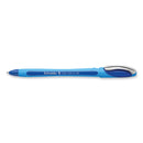Schneider Slider Memo XB Ballpoint Pen, Stick, Extra-Bold 1.4 mm, Blue Ink, Blue/Light Blue Barrel, 10/Box