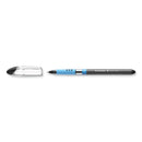 Schneider Slider Basic Ballpoint Pen, Stick, Fine 0.7 mm, Black Ink, Black Barrel, 10/Box