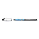 Schneider Slider Basic Ballpoint Pen, Stick, Medium 0.8 mm, Black Ink, Black Barrel, 10/Box