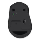 Logitech M330 Silent Plus Mouse, 2.4 GHz Frequency/33 ft Wireless Range, Right Hand Use, Black