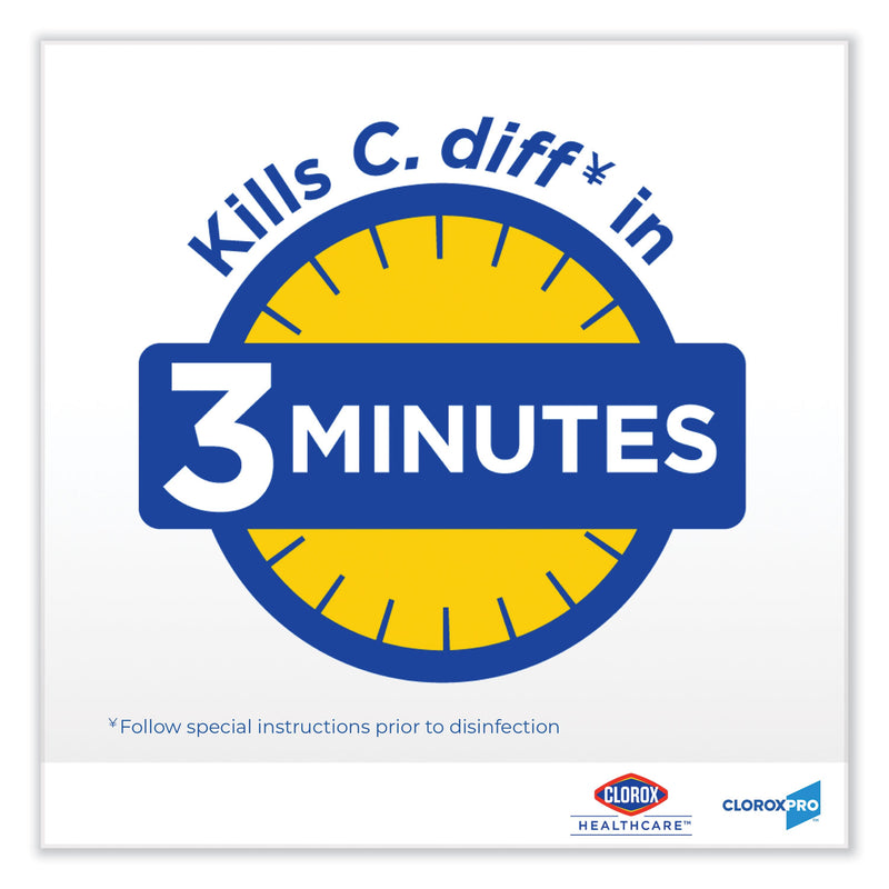 Clorox Bleach Germicidal Cleaner, 128 oz Refill Bottle, 4/Carton