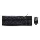 Logitech Wired Media Combo MK200, USB 2.0, Black