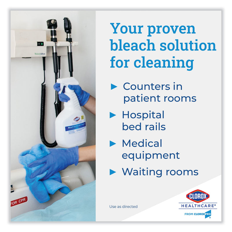Clorox Bleach Germicidal Cleaner, 32 oz Spray Bottle, 6/Carton