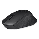 Logitech M330 Silent Plus Mouse, 2.4 GHz Frequency/33 ft Wireless Range, Right Hand Use, Black