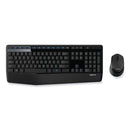 Logitech MK345 Wireless Combo, 2.4 GHz Frequency/30 ft Wireless Range, Black