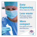 Clorox Bleach Germicidal Wipes, 6.75 x 9, Unscented, 100 Wipes/Flat Pack, 6 Packs/Carton