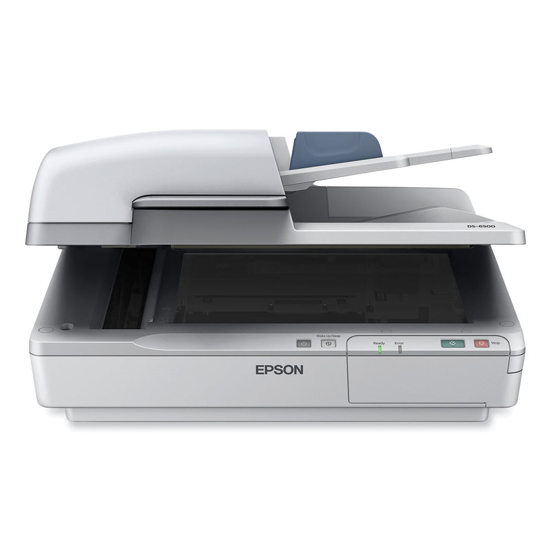 Epson WorkForce DS-6500 Scanner, 1200 dpi Optical Resolution, 100-Sheet Duplex Auto Document Feeder