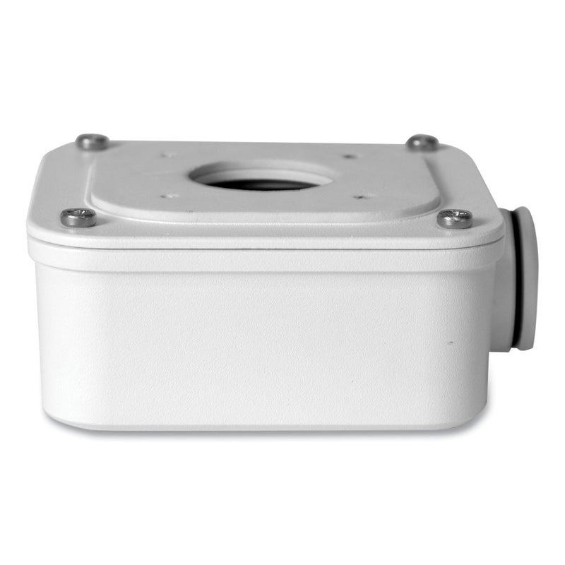 Gyration Mini Bullet Camera Junction Box, 3.66 x 3.66 x 1.54, White