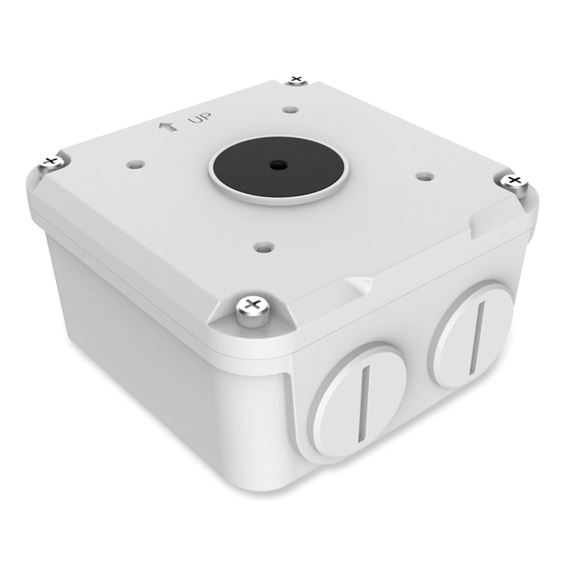 Gyration Bullet Camera Junction Box, 4.09 x 4.09 x 2.19, White