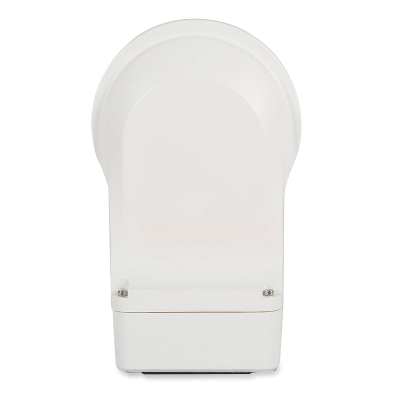 Gyration Fixed Dome Outdoor Wall Mount, 4.92 x 4.92 x 9.94, White